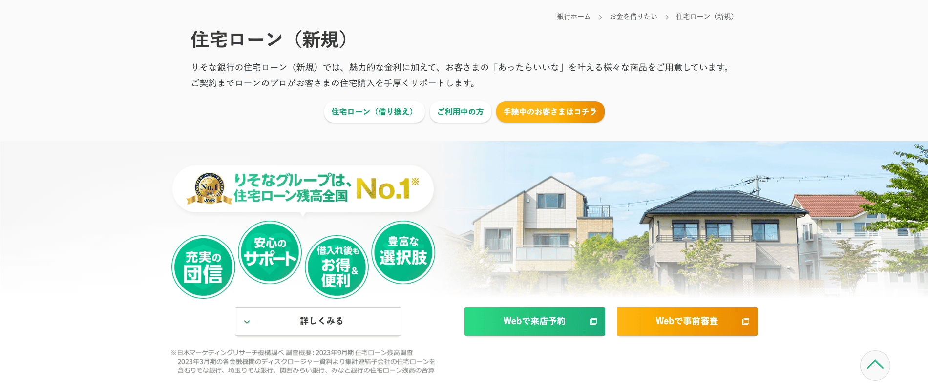 りそな銀行の住宅ローンプラン